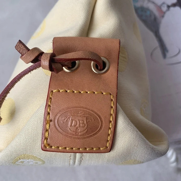 DOONEY & BOURKE Bag Tassel Canvas Satchel shoulder bag Tote in polka dot - Picture 6 of 15